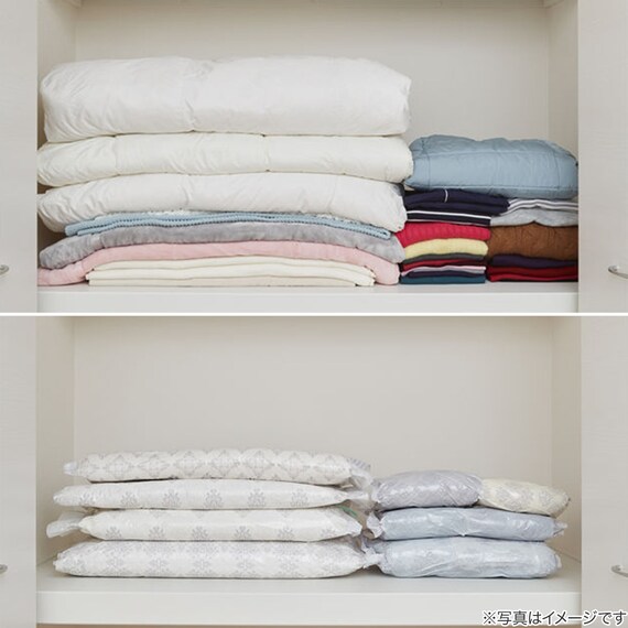 手押し圧縮袋 小分け衣類用 1P 4枚目画像