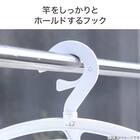ピンチが動く角ハンガー(LK405 20P) 2枚目画像