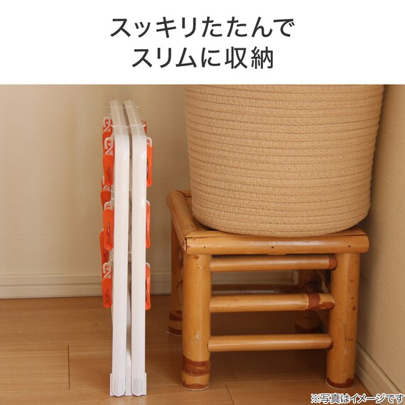 ピンチが動く角ハンガー(LK405 20P) 5枚目画像