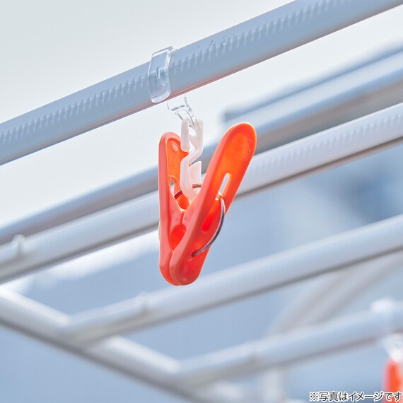 ピンチが動く角ハンガーLK406 交換用ピンチ(10P) 3枚目画像