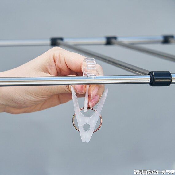 伸縮角ハンガー LK489 交換用ピンチ(10P) 2枚目画像