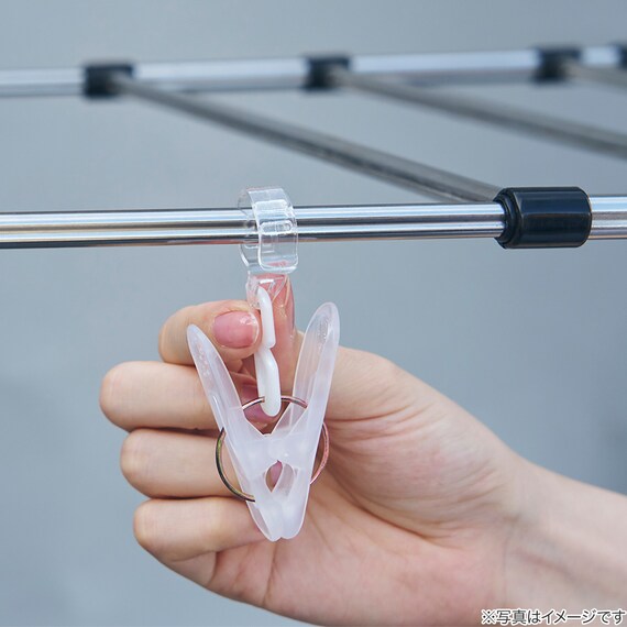 伸縮角ハンガー LK489  交換用ピンチ(10P) 3枚目画像