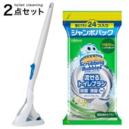 流せるトイレブラシセット 除菌消臭プラス (スクラビングバブル)
