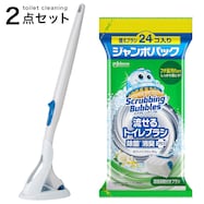 流せるトイレブラシセット 除菌消臭プラス (スクラビングバブル)