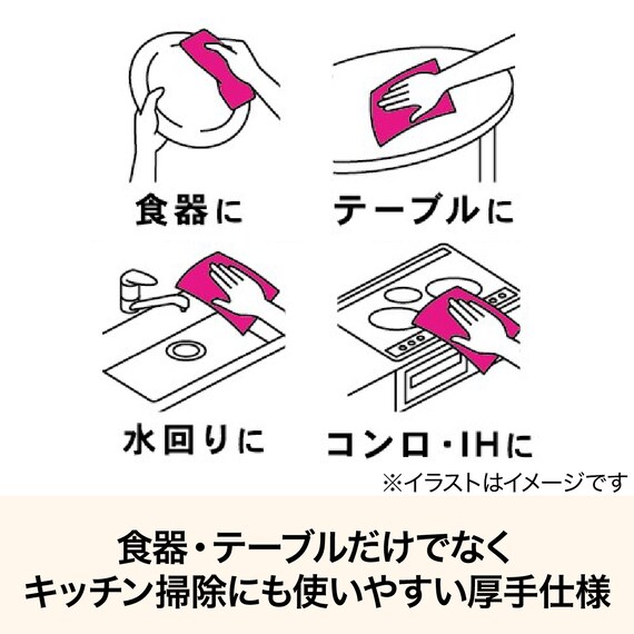 洗ってくり返し使えるペーパーダスター(10枚入り) 2点セット 3枚目画像