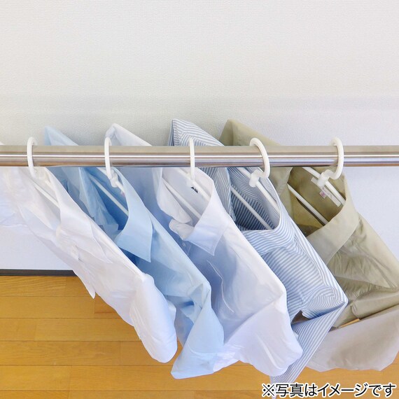 マンション対応 回転フックハンガー(5個入り) 2枚目画像