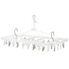 マンション対応 サイドフック付き角ハンガー(42ピンチ) 1枚目画像