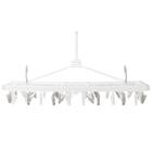 マンション対応 サイドフック付き角ハンガー(42ピンチ) 2枚目画像