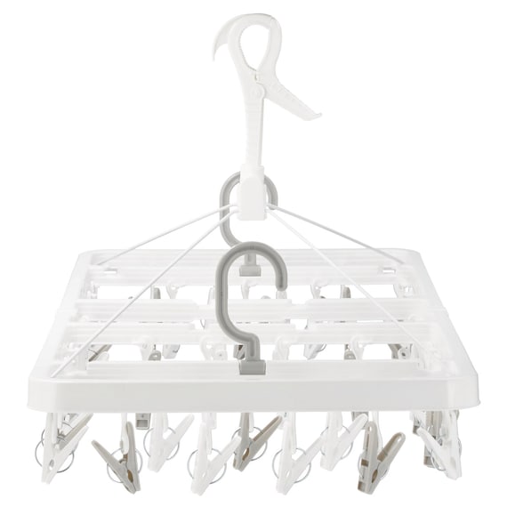 マンション対応 サイドフック付き角ハンガー(42ピンチ) 3枚目画像