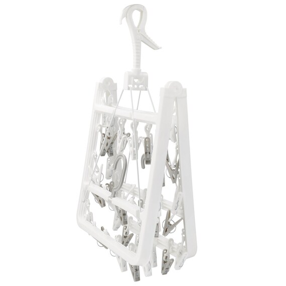 マンション対応 サイドフック付き角ハンガー(42ピンチ) 4枚目画像