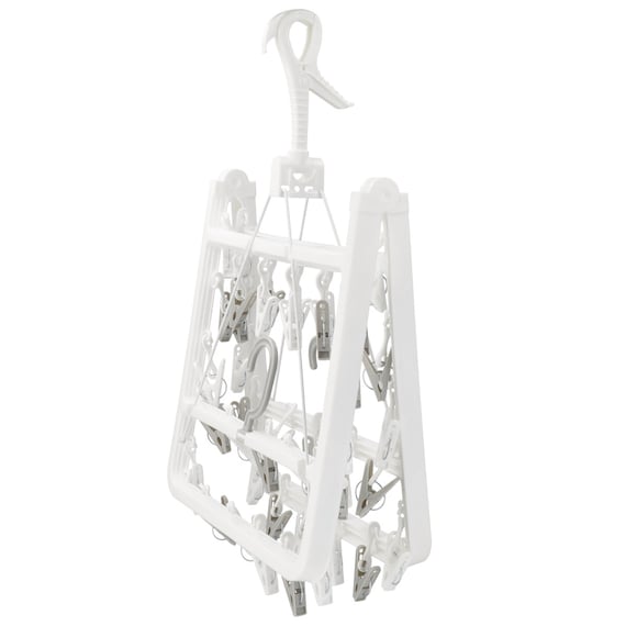 マンション対応 サイドフック付き角ハンガー(42ピンチ) 4枚目画像