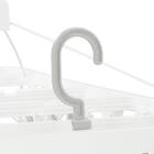 マンション対応 サイドフック付き角ハンガー(42ピンチ) 6枚目画像