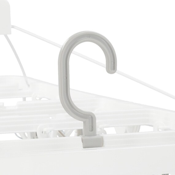 マンション対応 サイドフック付き角ハンガー(42ピンチ) 6枚目画像