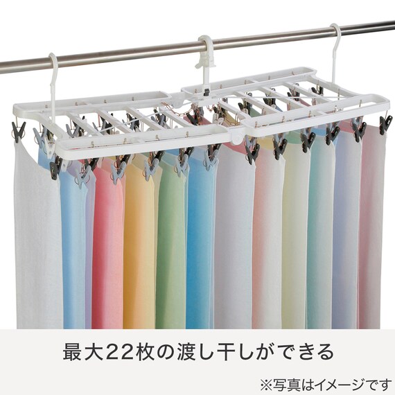 大型軽量64ピンチ角ハンガー 2枚目画像