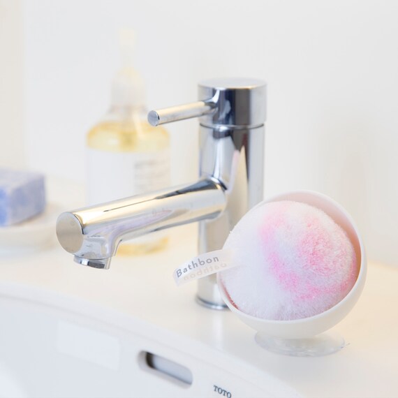 水だけで洗える 洗面台ブラシ バスボン君 2枚目画像