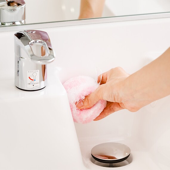 水だけで洗える 洗面台ブラシ バスボン君 4枚目画像