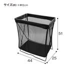 折りたたみメッシュワゴン２(FU943-000X-MB) 6枚目画像