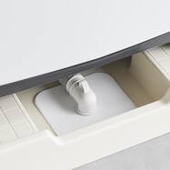 洗濯機排水溝トラップ埃防止カバー