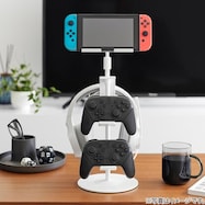 高さと角度が調節できるゲームスタンド