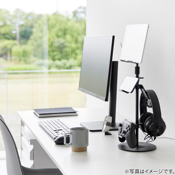 高さと角度が調節できるゲームスタンド(ブラック) 29枚目画像