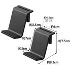 浮かせるゲームコントローラー収納ラック(ブラック) 2枚目画像