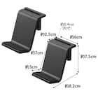 浮かせるゲームコントローラー収納ラック(ブラック) 2枚目画像