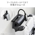 浮かせるゲームコントローラー収納ラック(ブラック) 7枚目画像