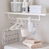 伸縮棚下収納ハンガープレート