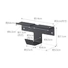 スマホ&ヘッドホンホルダー(ブラック) 2枚目画像