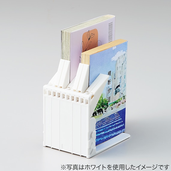 1冊でも倒れないブックスタンド ミニ(ブラック) 3枚目画像
