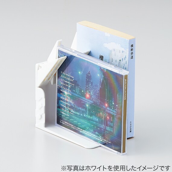 1冊でも倒れないブックスタンド ミニ(ブラック) 5枚目画像