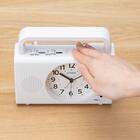 USB給電できる 防災クロック(4R Q002-003) 4枚目画像