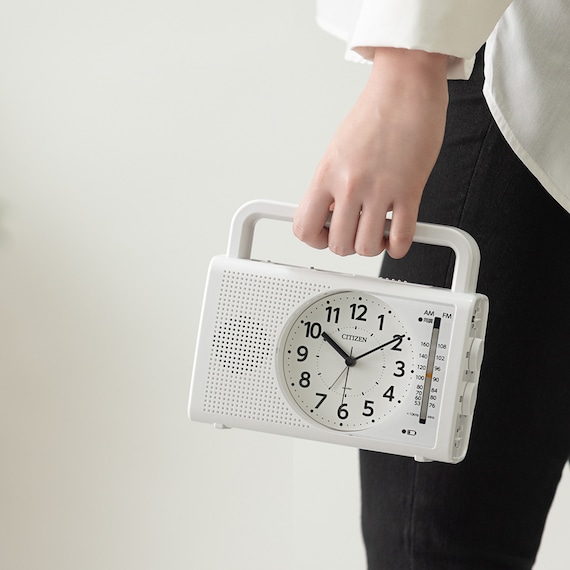 USB給電できる 防災クロック(4R Q002-003) 7枚目画像