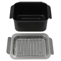 IH・ガス火 角型揚げ鍋ミニ 網付