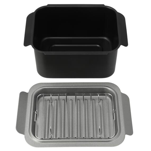 IH・ガス火 角型揚げ鍋ミニ 網付 1枚目画像