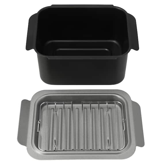 IH・ガス火 角型揚げ鍋ミニ 網付 1枚目画像