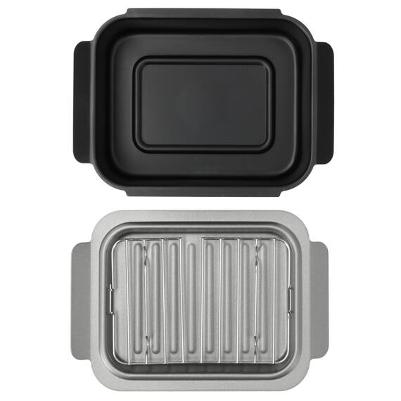 IH・ガス火 角型揚げ鍋ミニ 網付 6枚目画像