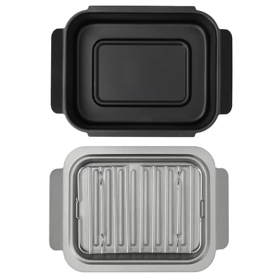 IH・ガス火 角型揚げ鍋ミニ 網付 6枚目画像