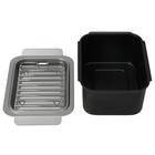 IH・ガス火 角型揚げ鍋ミニ 網付 7枚目画像