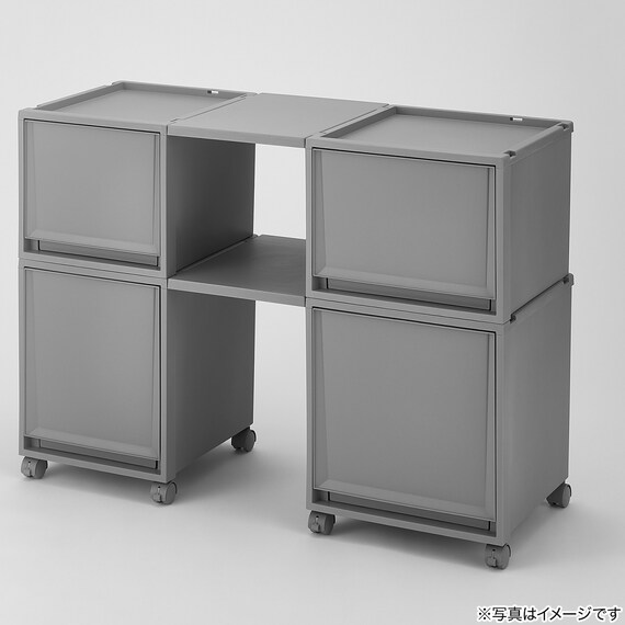 【ネット限定色】フィッツシリーズ用共通キャスター グレー 4枚目画像