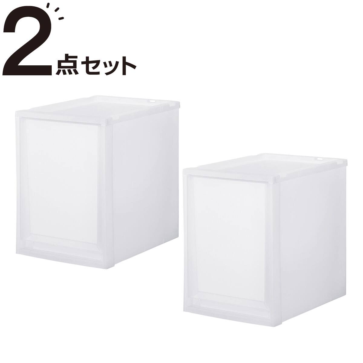 収納ケース フィッツケース 奥行40cm(幅30×高さ20cm FC40-3020 クリア