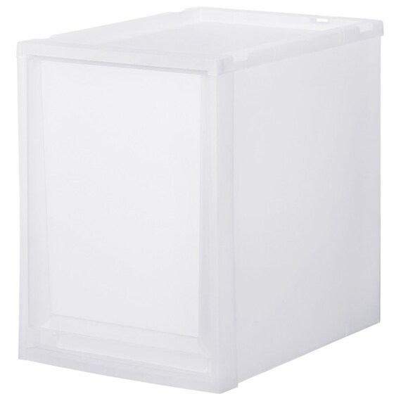 収納ケース フィッツケース 奥行40cm(幅30×高さ40cm FC40-3040 クリア)4点セット 3枚目画像