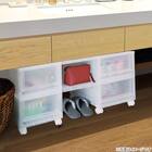 収納ケース フィッツケース 奥行40cm(幅30×高さ40cm FC40-3040 クリア)4点セット 19枚目画像