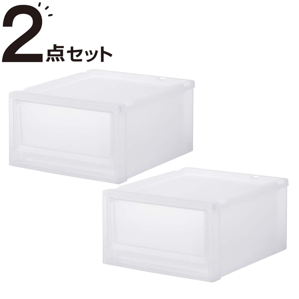 収納ケース フィッツケース 奥行40cm(幅35×高さ20cm FC40-3520 クリア