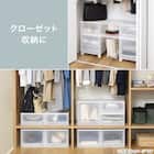 収納ケース フィッツケース 奥行40cm(幅35×高さ30cm FC40-3530 クリア)4点セット 12枚目画像