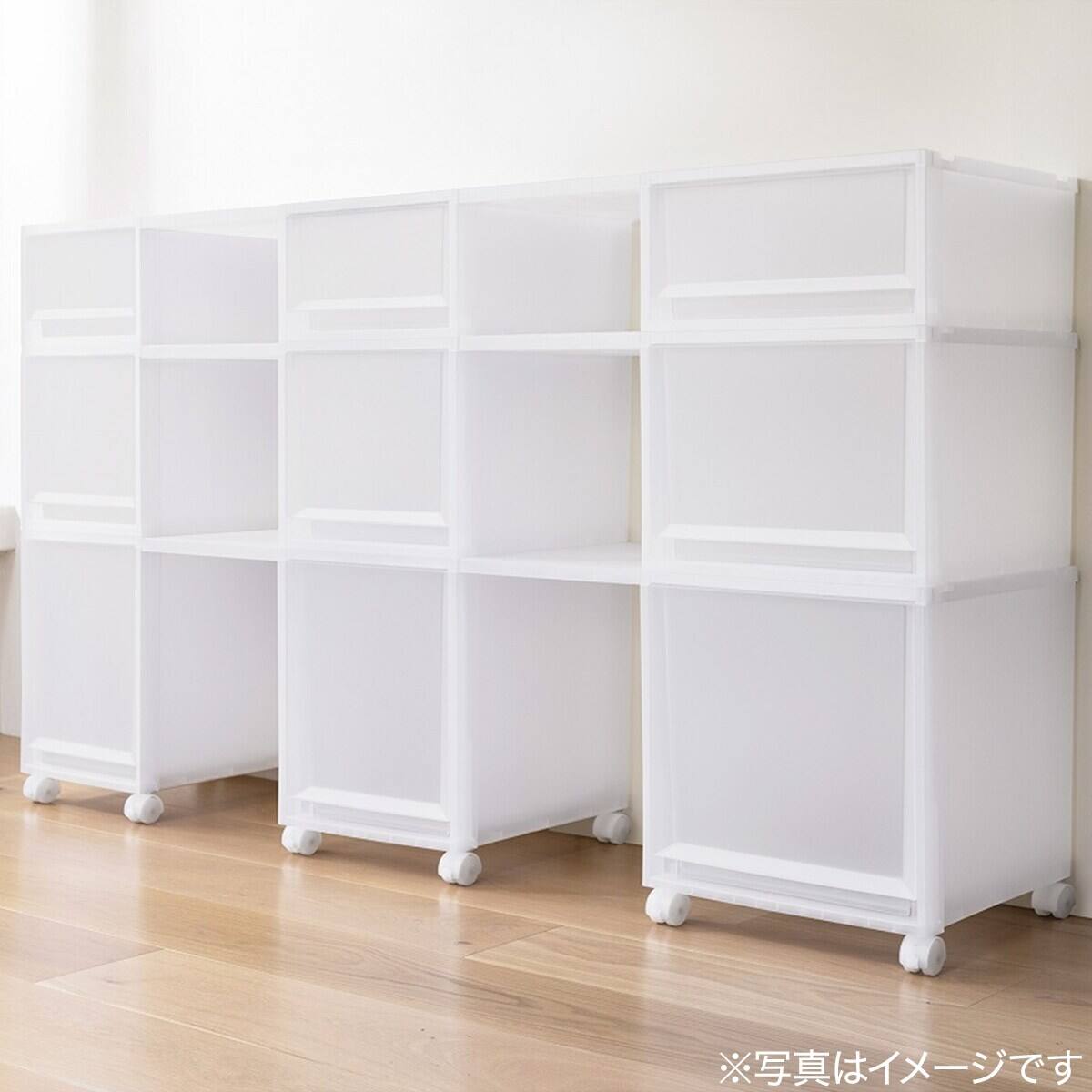 収納ケース フィッツケース 奥行40cm(幅35×高さ30cm FC40-3530 クリア