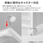 収納ケース フィッツケース 奥行40cm(幅30×高さ40cm FC40-3040 ホワイト) 6枚目画像