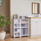 収納ケース フィッツケース 奥行40cm(幅30×高さ40cm FC40-3040 ホワイト) 14枚目画像