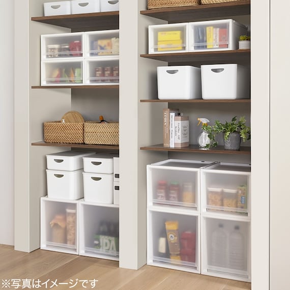 収納ケース フィッツケース 奥行40cm(幅30×高さ40cm FC40-3040 ホワイト) 18枚目画像