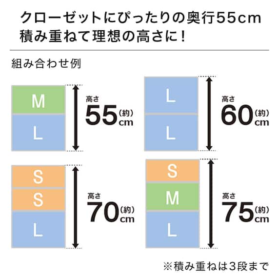 クローゼットケース セレスFD (S/高さ20cm) 1個 7枚目画像